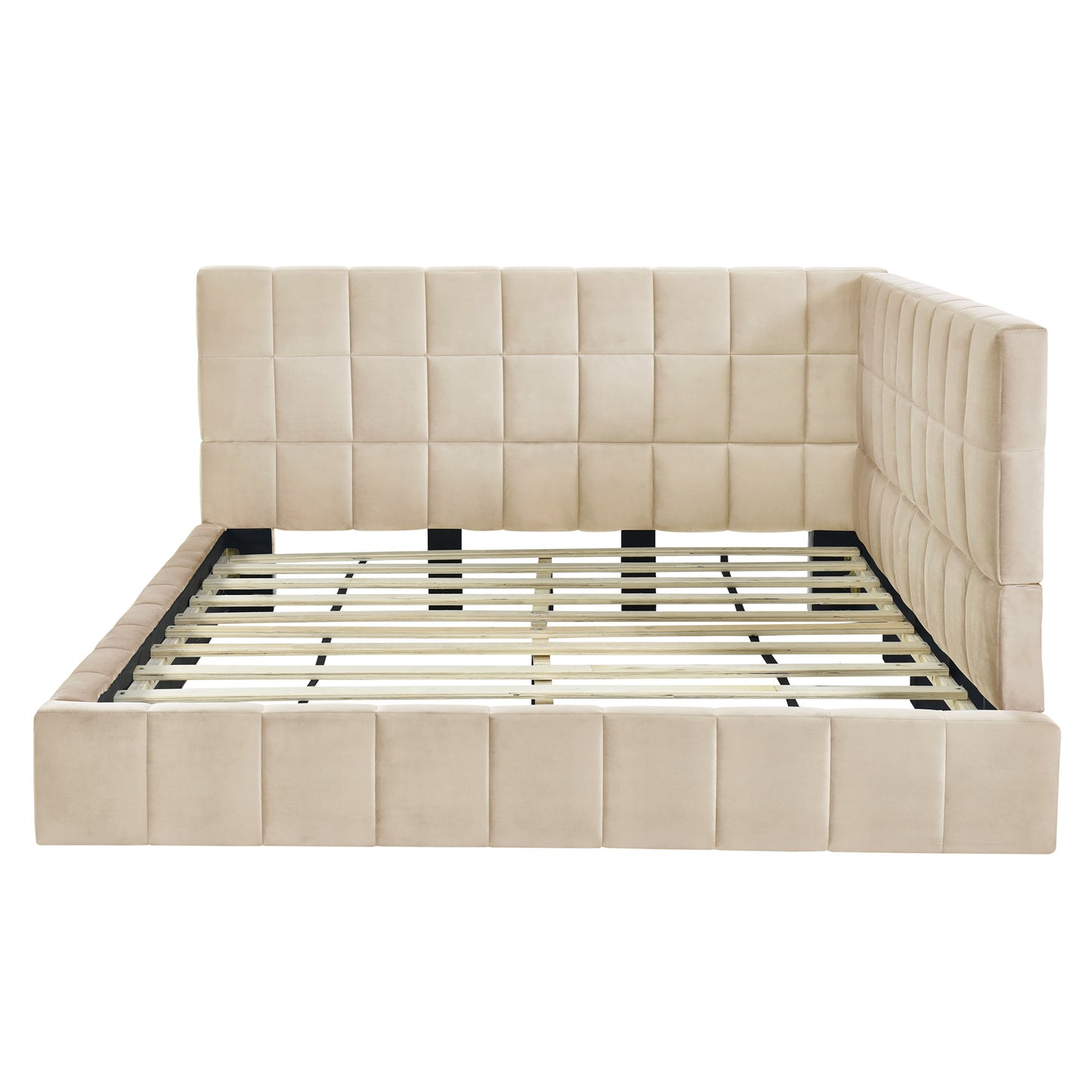 Full-size Upholstered Sofa Bed Frame