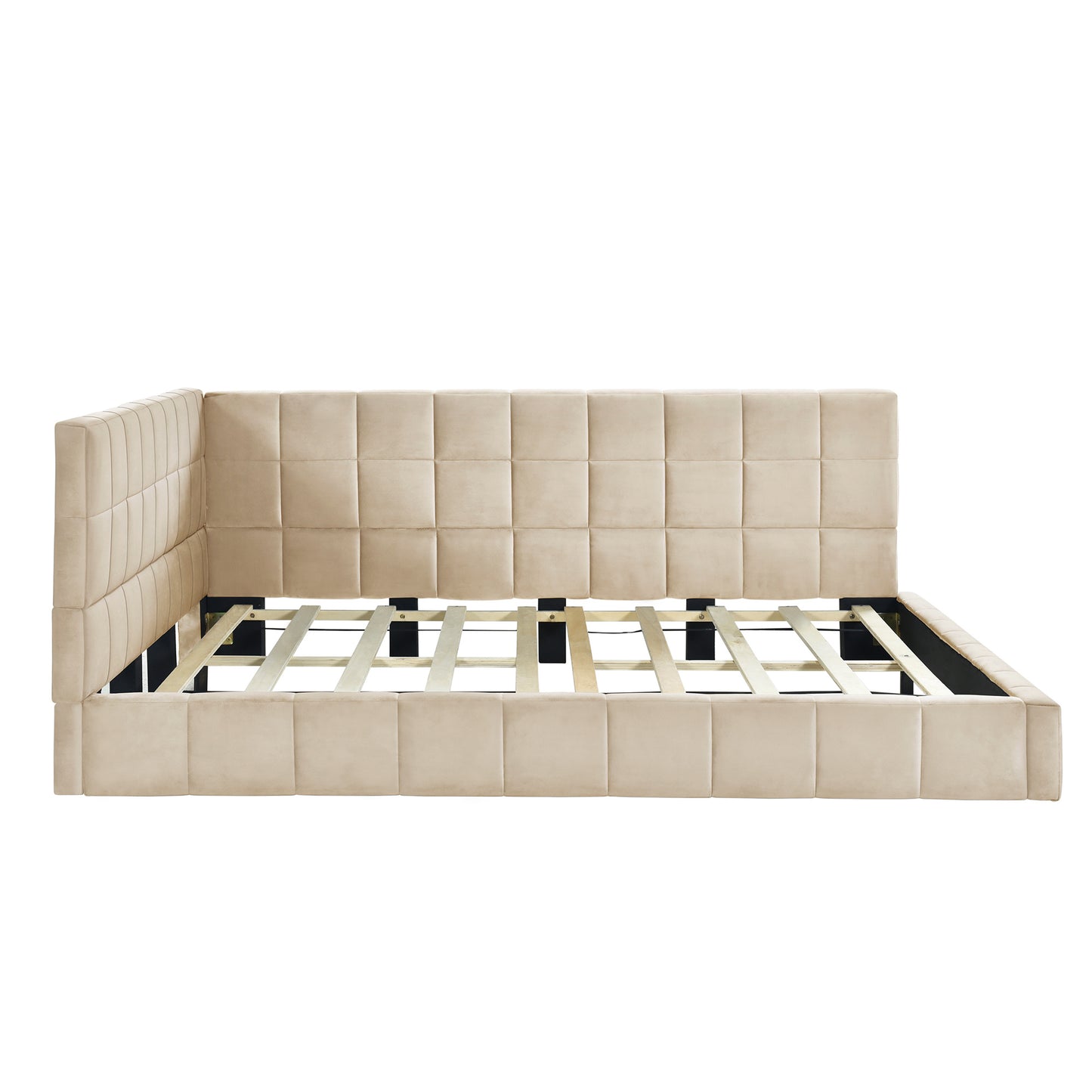 Full-size Upholstered Sofa Bed Frame