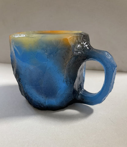 400ml Elegant Resin Mineral Crystal Coffee Mugs With Handles