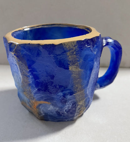 400ml Elegant Resin Mineral Crystal Coffee Mugs With Handles