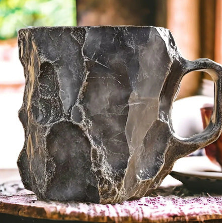 400ml Elegant Resin Mineral Crystal Coffee Mugs With Handles