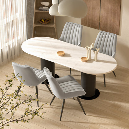 Soft Suede Modern Dining Chair