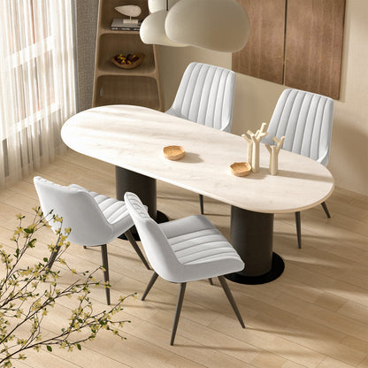Soft Suede Modern Dining Chair
