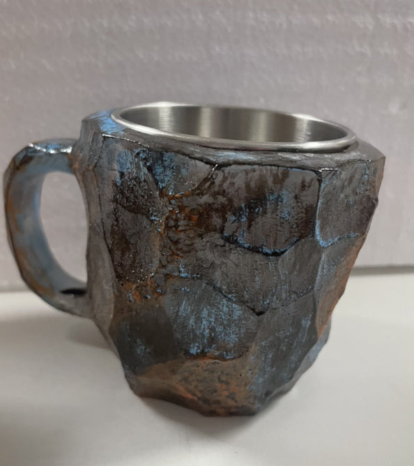 400ml Elegant Resin Mineral Crystal Coffee Mugs With Handles