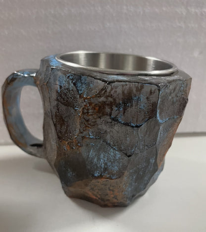 400ml Elegant Resin Mineral Crystal Coffee Mugs With Handles