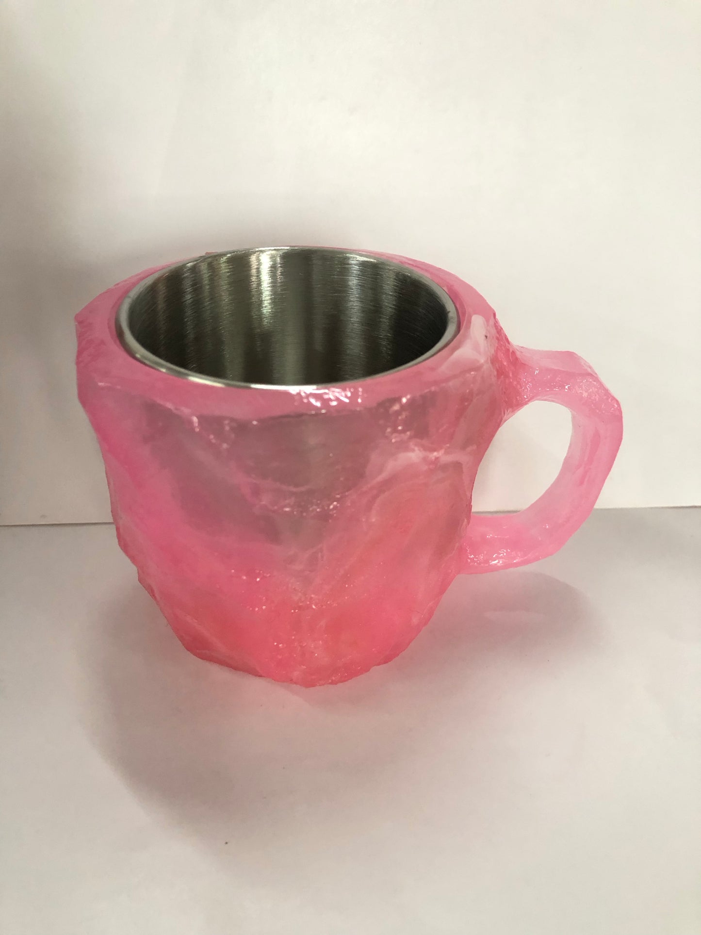 400ml Elegant Resin Mineral Crystal Coffee Mugs With Handles