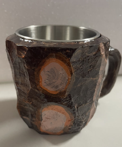 400ml Elegant Resin Mineral Crystal Coffee Mugs With Handles