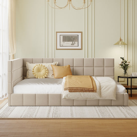 Full-size Upholstered Sofa Bed Frame