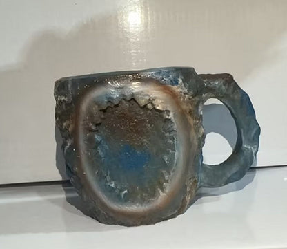 400ml Elegant Resin Mineral Crystal Coffee Mugs With Handles